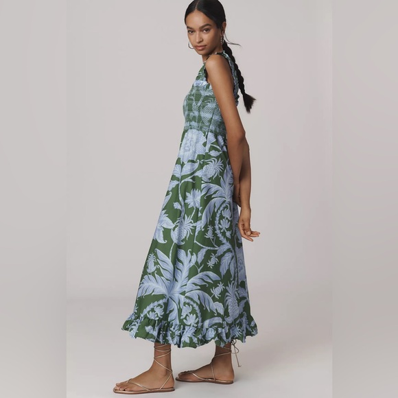 Farm Rio Tropical Swing Sleeveless Maxi Dress - Picture 2 of 8